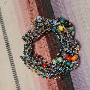 Multi colored beaded bracelet